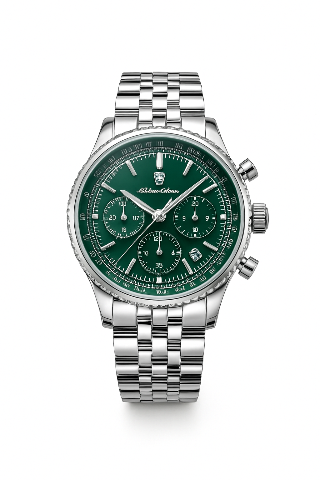POEDAGAR Herren-Chronograph mit leuchtendem Zifferblatt