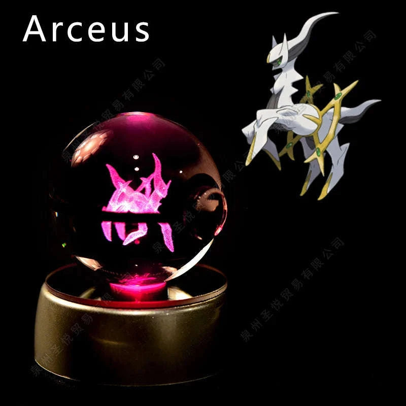Pokemon Crystal Ball Night Light Lamp-06 Umbreon