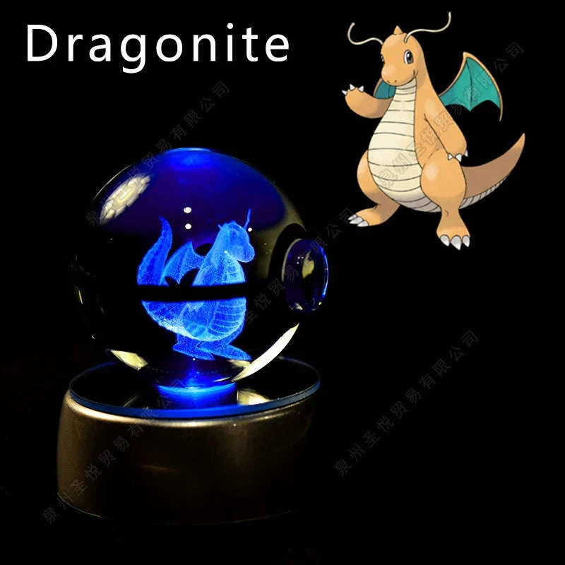 Pokemon Crystal Ball Night Light Lamp-06 Umbreon