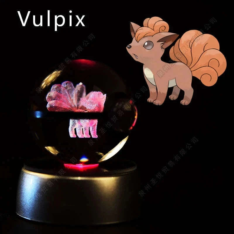 Pokemon Crystal Ball Night Light Lamp with Soft LED Glow-06 Umbreon