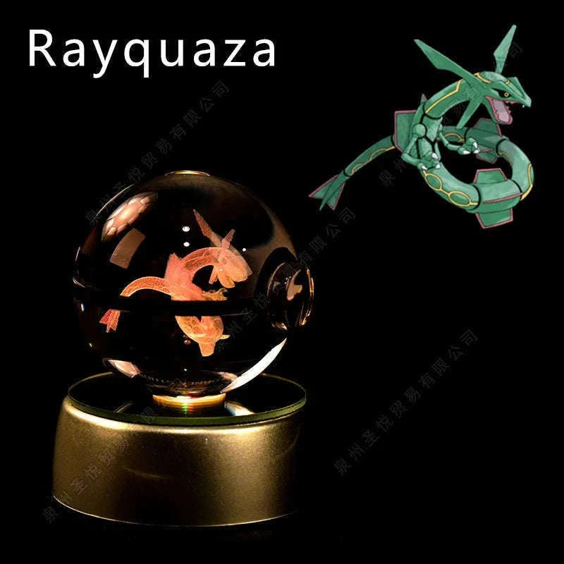 Pokemon Crystal Ball Night Light Lamp with Soft LED Glow-06 Umbreon