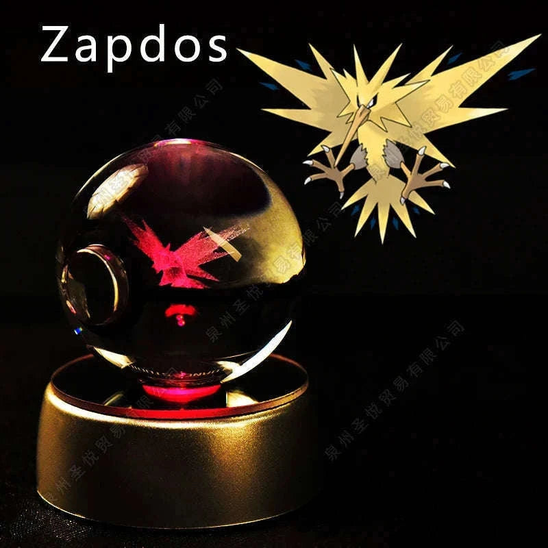 Pokemon Crystal Ball Night Light Lamp with Soft LED Glow-06 Umbreon