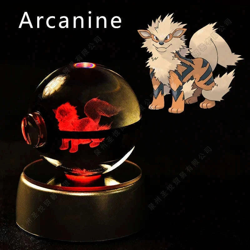 Pokemon Crystal Ball Night Light Lamp with Soft LED Glow-06 Umbreon