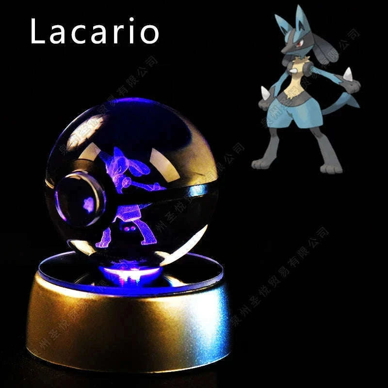 Pokemon Crystal Ball Night Light Lamp with Soft LED Glow-06 Umbreon