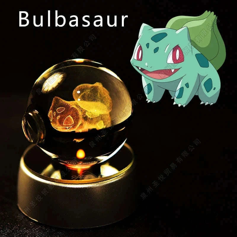 Pokemon Crystal Ball Night Light Lamp with Soft LED Glow-06 Umbreon