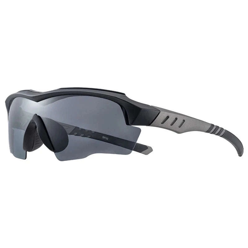 Polarized Cycling & Motorcycle Glasses with 3 Interchangeable Lenses-10035