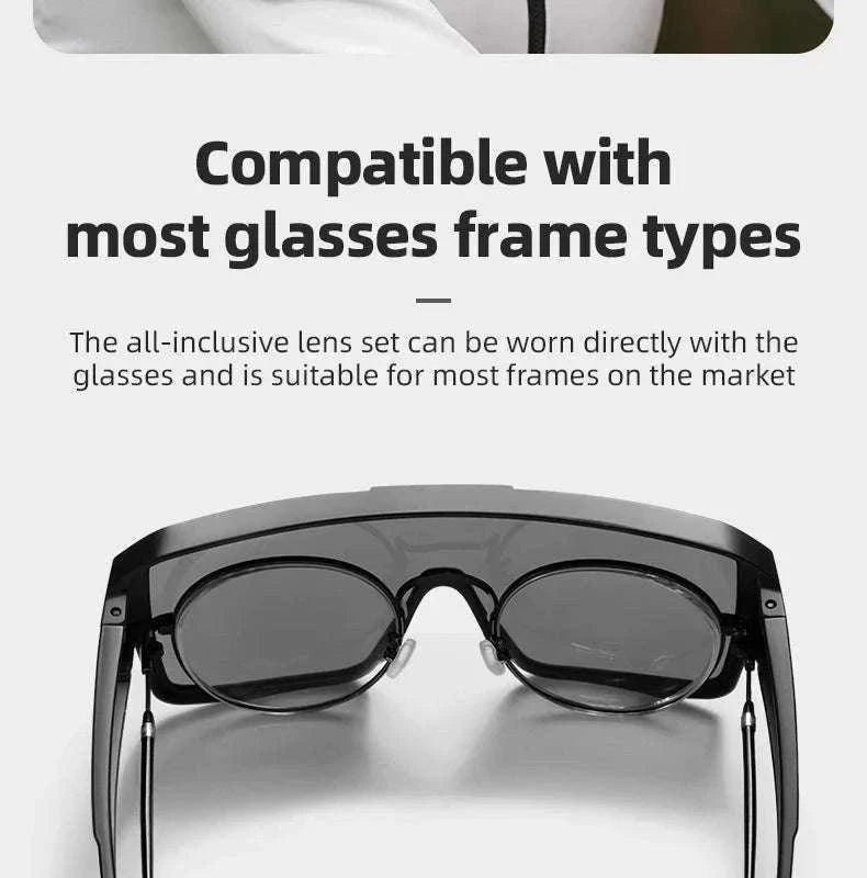 Polarized Cycling Sunglasses with Myopia Frame TR90 Sport Goggles-SP348