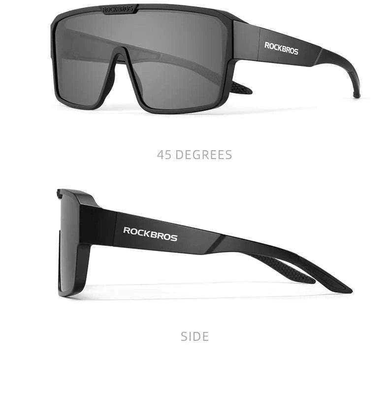 Polarized Cycling Sunglasses with Myopia Frame TR90 Sport Goggles-SP348