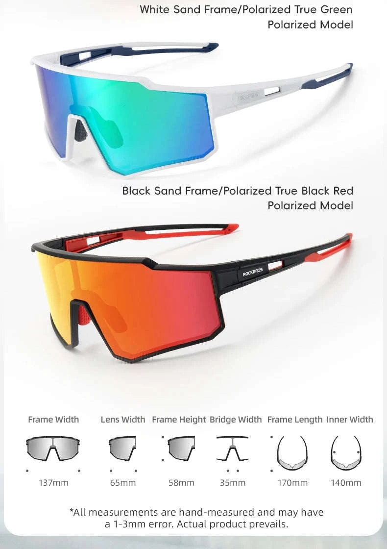 Polarized Cycling Sunglasses with TR90 Frame for Clear Outdoor Vision-SP316-4 Photochromic