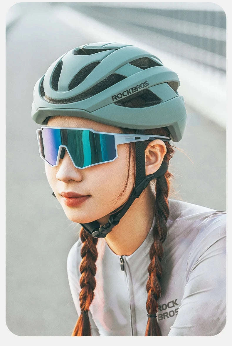 Polarized Cycling Sunglasses with TR90 Frame for Clear Outdoor Vision-SP316-4 Photochromic
