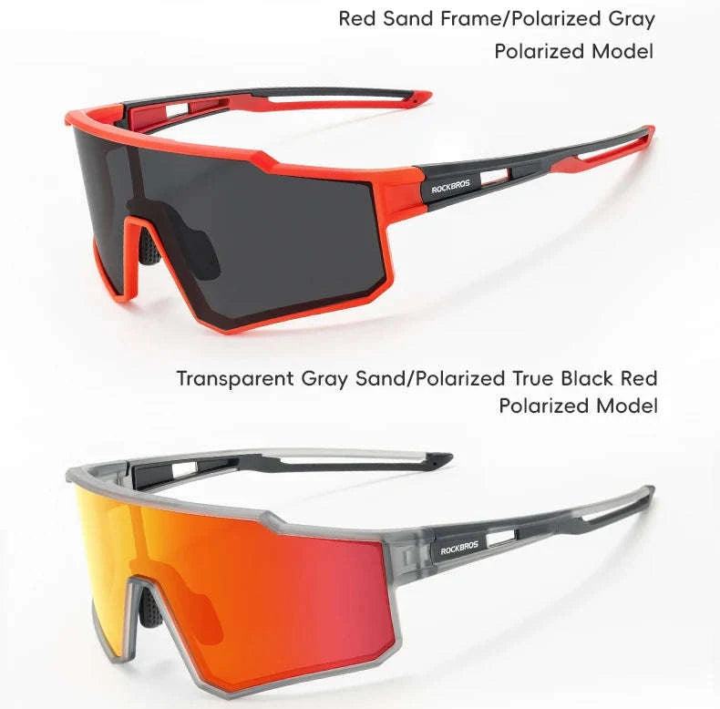 Polarized Cycling Sunglasses with TR90 Frame for Clear Outdoor Vision-SP316-4 Photochromic