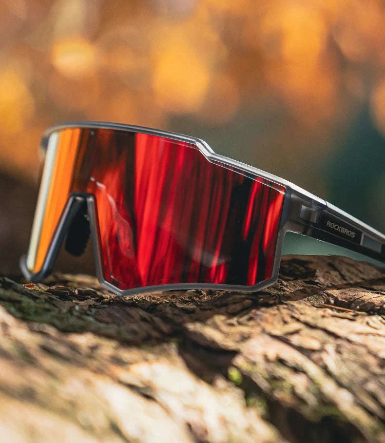 Polarized Cycling Sunglasses with TR90 Frame for Clear Outdoor Vision-SP316-4 Photochromic