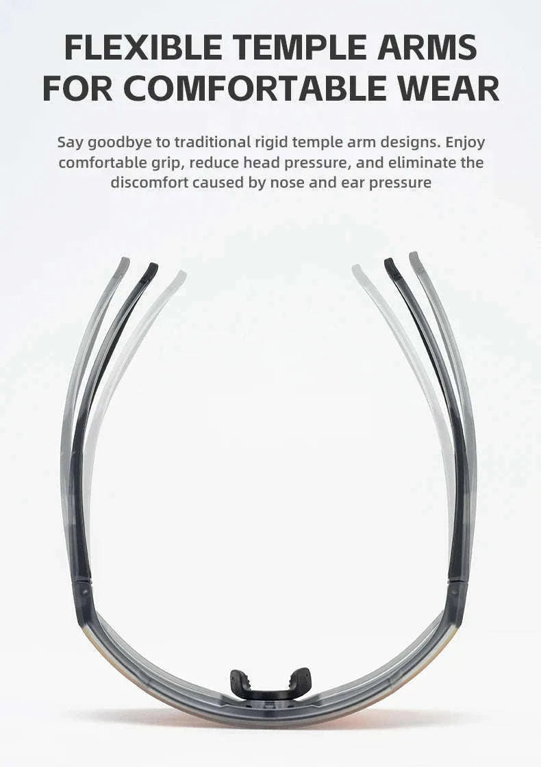 Polarized Cycling Sunglasses with TR90 Frame for Clear Outdoor Vision-SP316-4 Photochromic