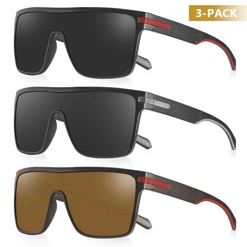 Polarized Oversized Square Sunglasses for Men and Women-C25 Silver / Other