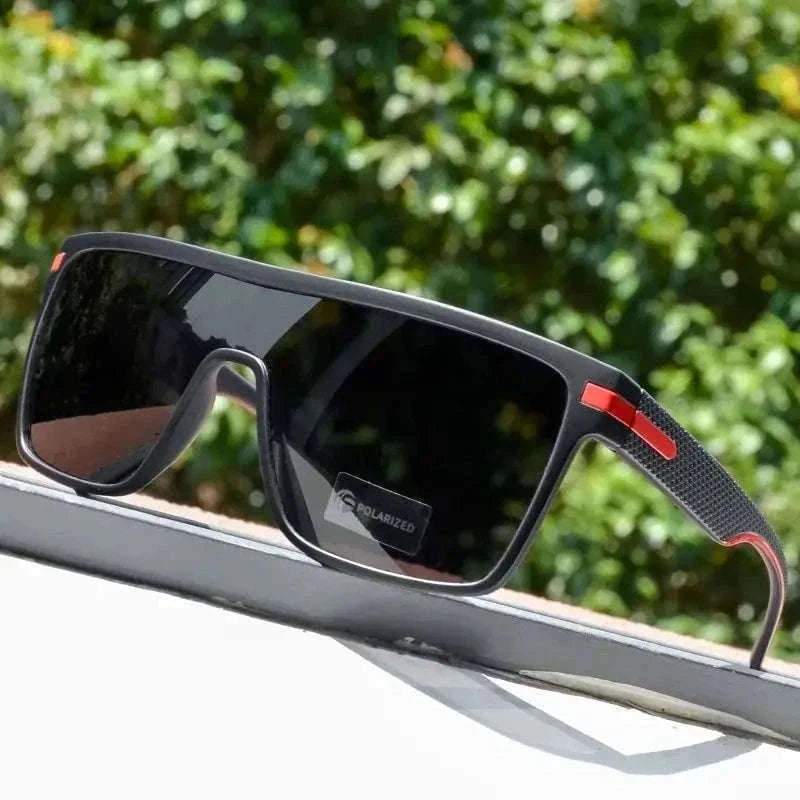 Polarized Oversized Square Sunglasses for Men and Women-C25 Silver / Other