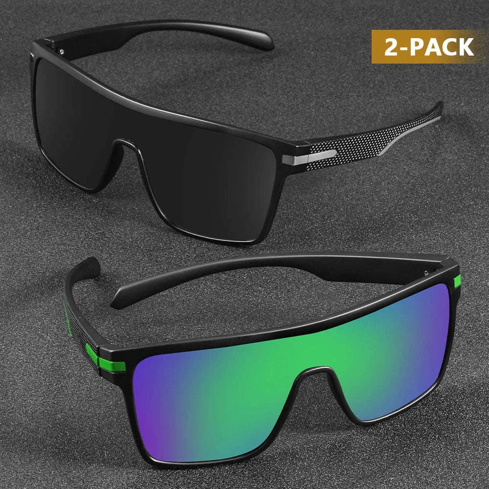 Polarized Oversized Square Sunglasses for Men and Women-C25 Silver / Other