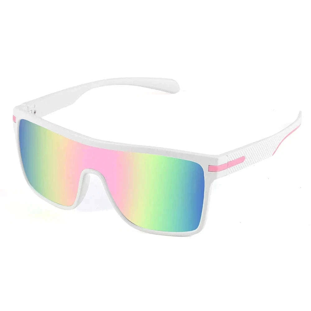 Polarized Oversized Square Sunglasses for Men and Women-C25 Silver / Other