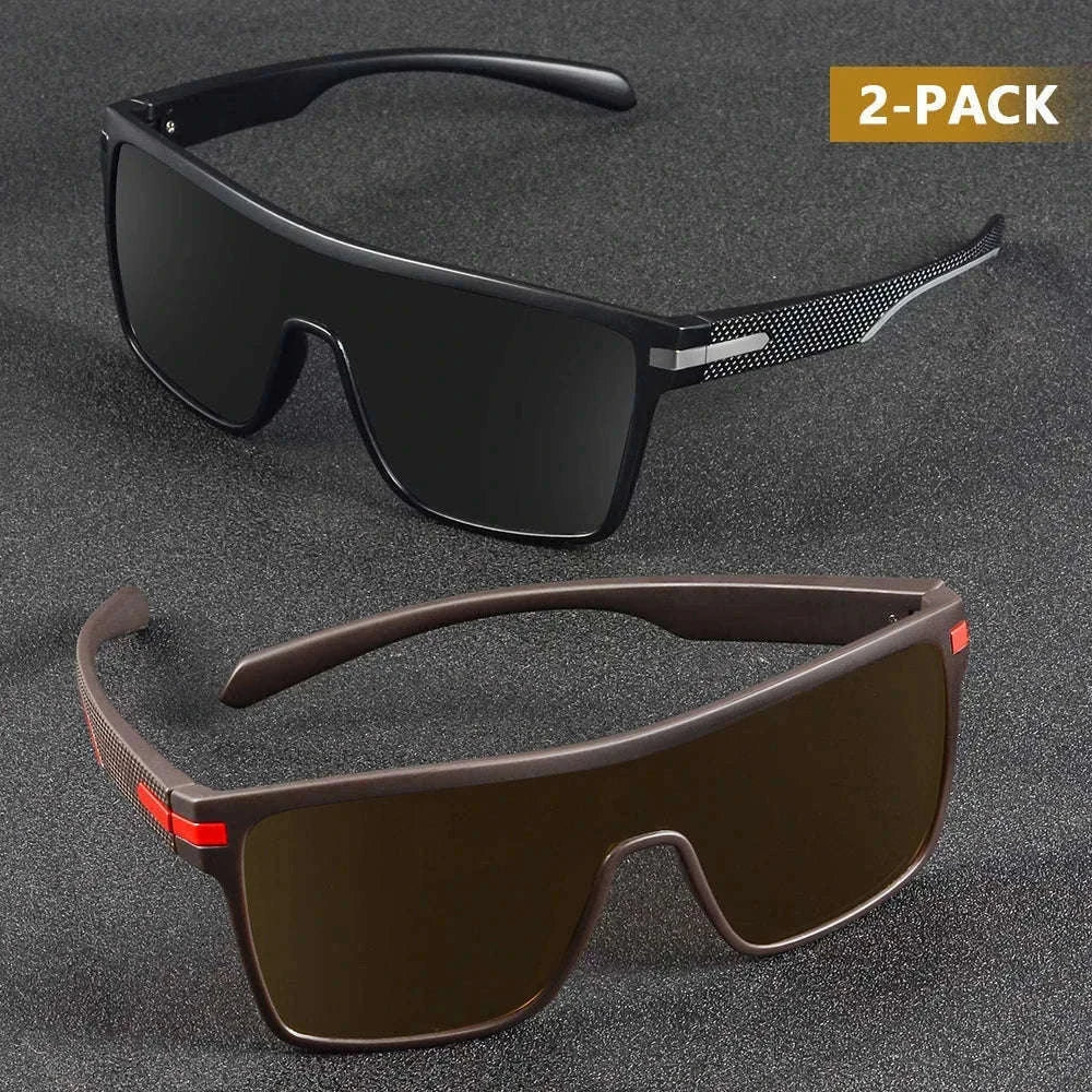 Polarized Oversized Square Sunglasses for Men and Women-C25 Silver / Other