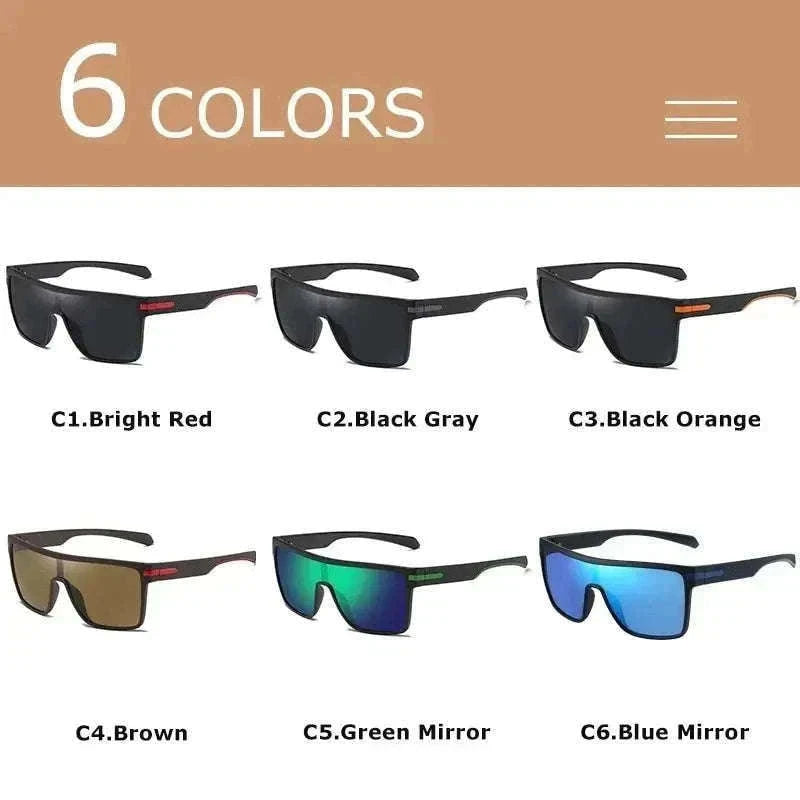 Polarized Oversized Square Sunglasses for Men and Women-C25 Silver / Other