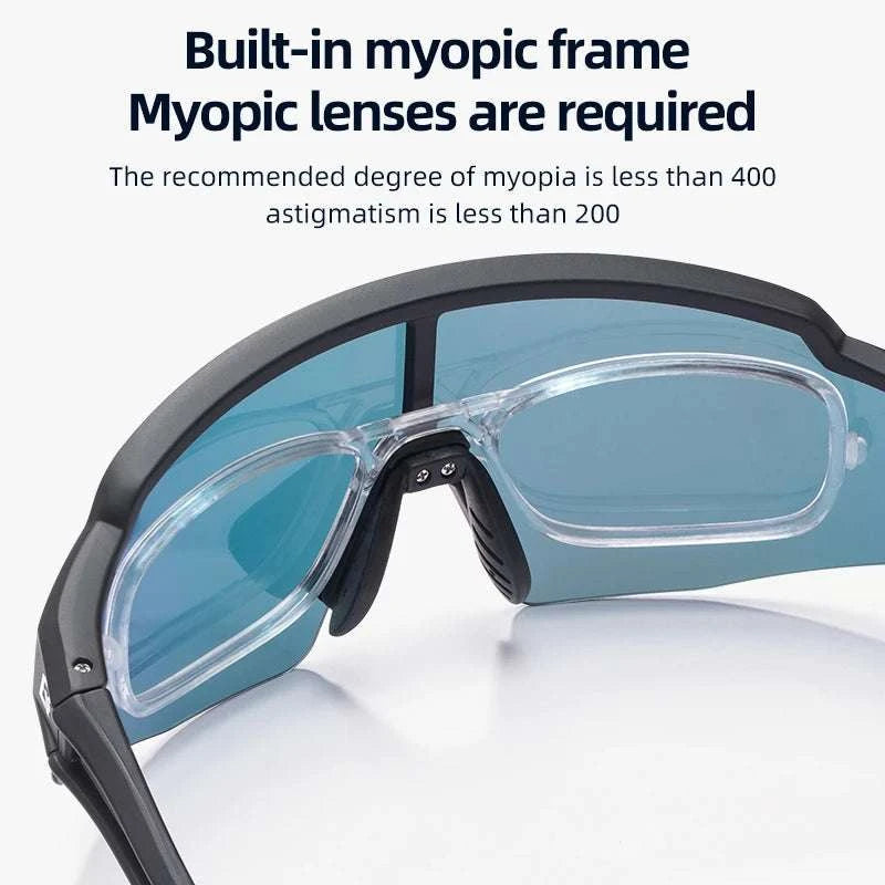 Polarized Photochromic Cycling Sunglasses UV400 TR90 Frame-10171  Polarized / Polarized / United States