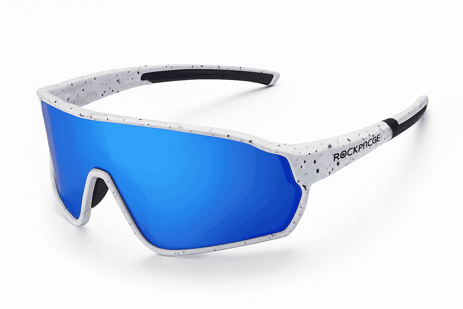 Polarized UV400 Cycling Sunglasses Large Frame TR90 Sport Glasses-10134WRD / Polarized / One Size