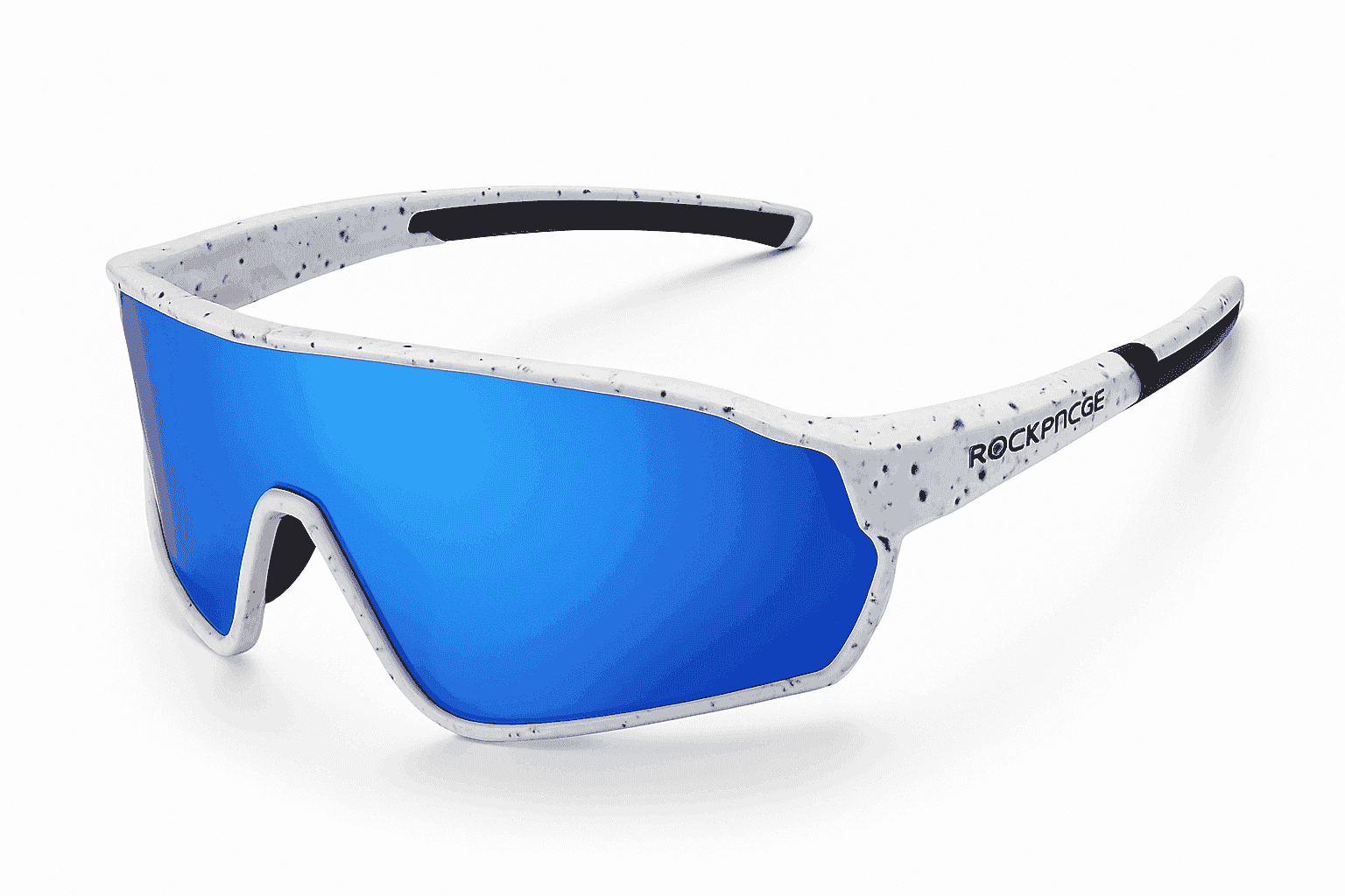 Polarized UV400 Cycling Sunglasses Large Frame TR90 Sport Glasses-10134WRD / Polarized / One Size