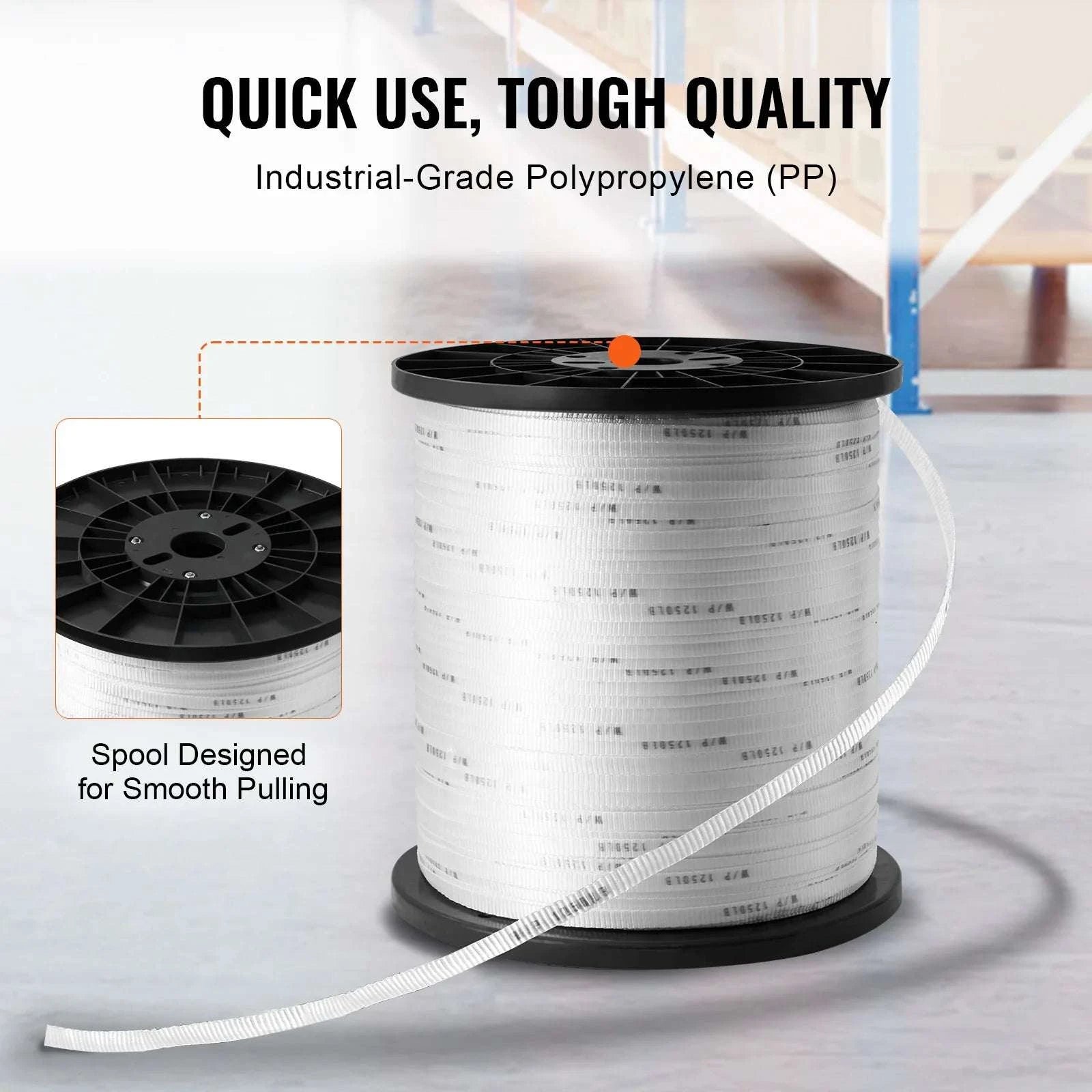Polyester Pull Tape Flat Rope for Cable Pulling and Conduit Work-