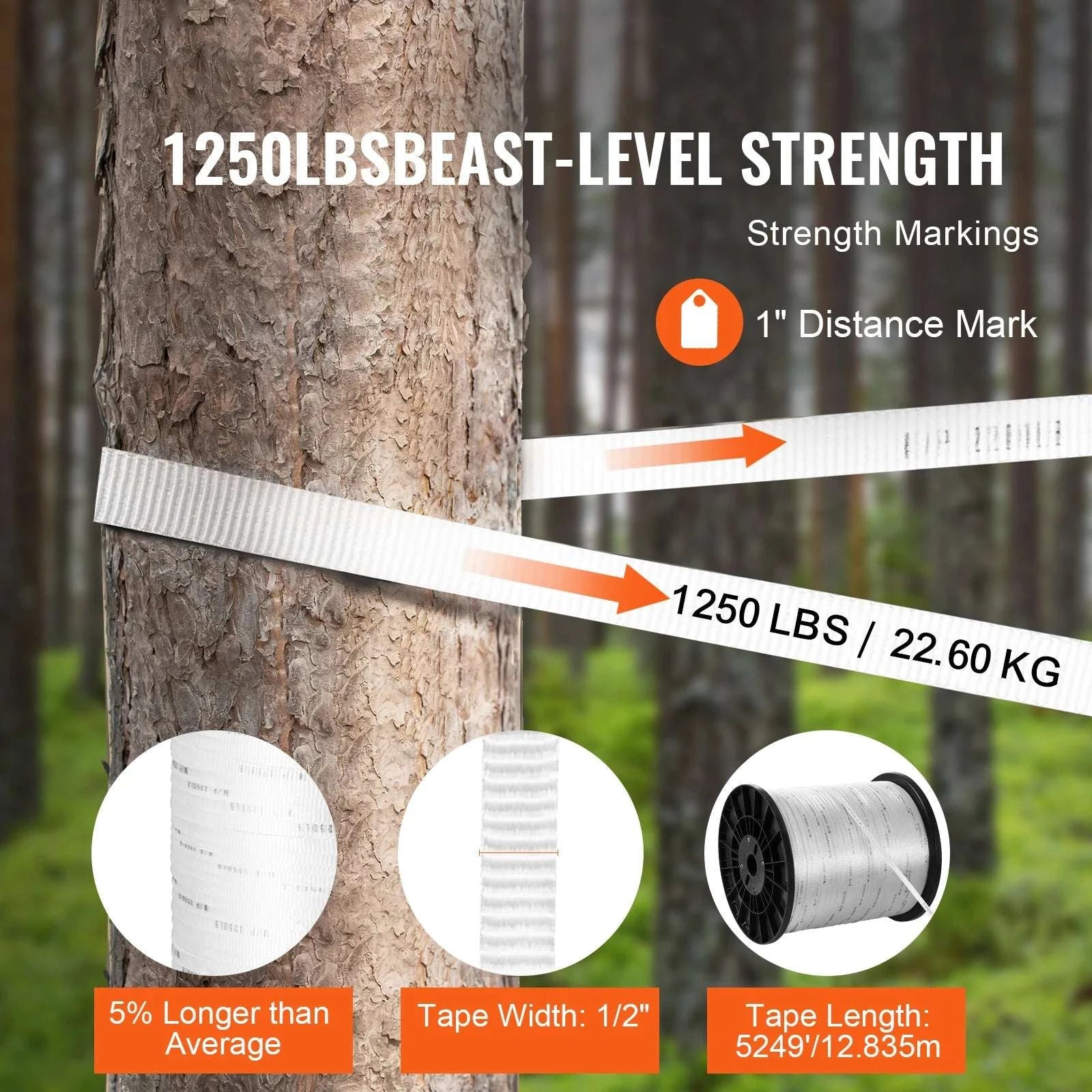 Polyester Pull Tape Flat Rope for Cable Pulling and Conduit Work-