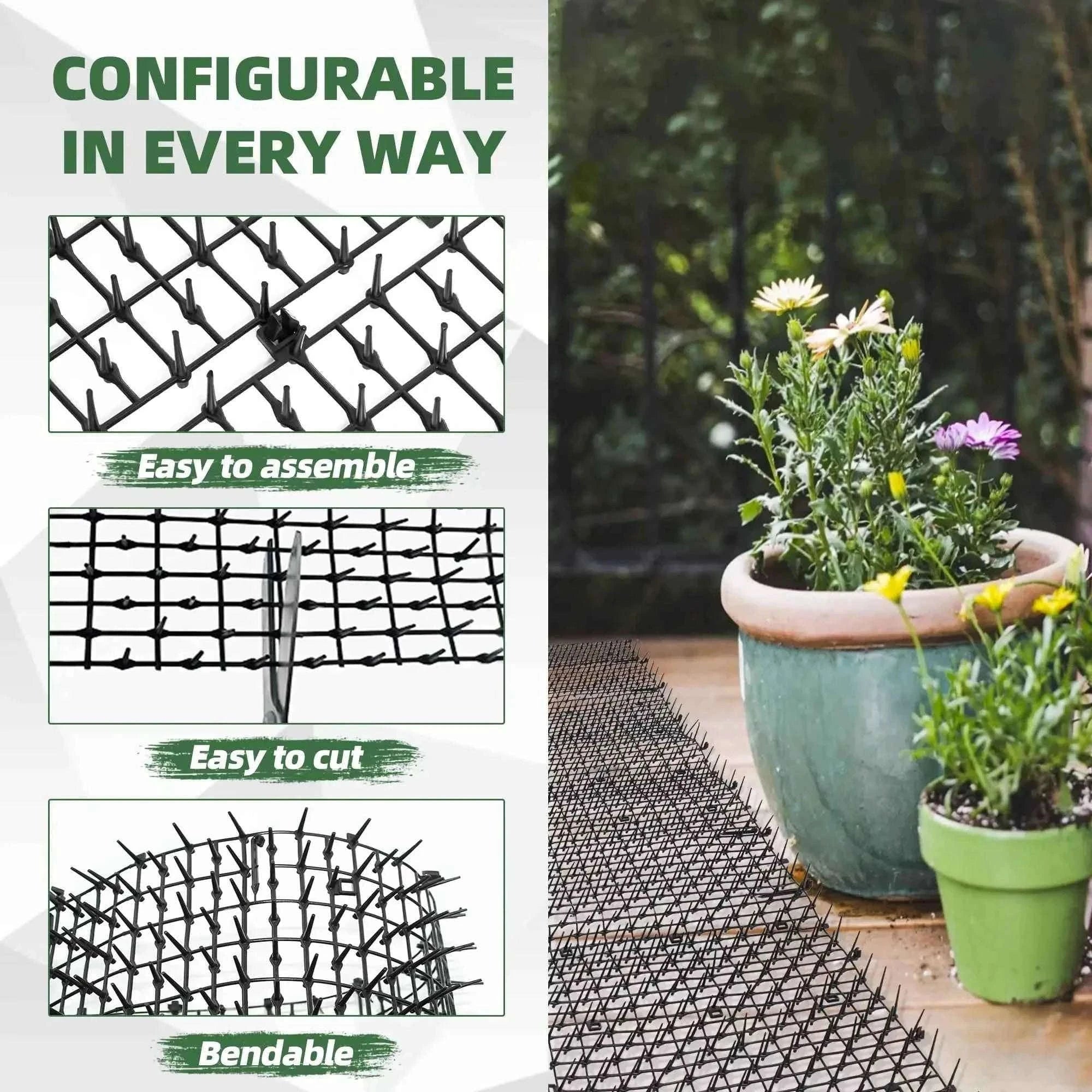 Polypropylene Cat and Dog Spike Mat for Garden Protection-Default Title