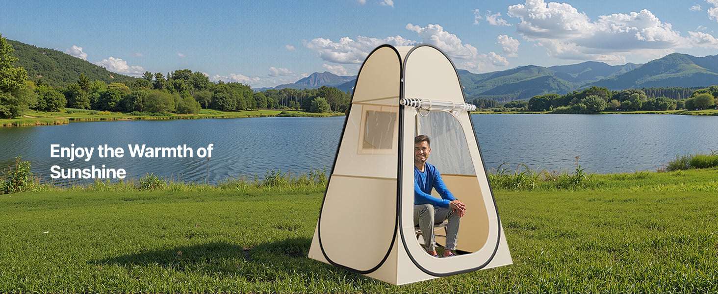 Pop-Up Clear Sports Tent Waterproof Pod with Floor & Cover-47x47inch / United States