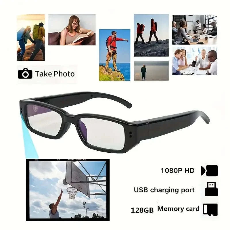 Portable 1080P HD Mini Glasses Camera-Glasses A