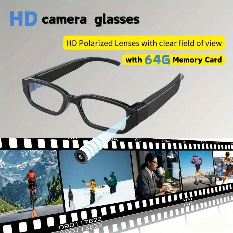 Portable 1080P HD Mini Glasses Camera-Glasses A