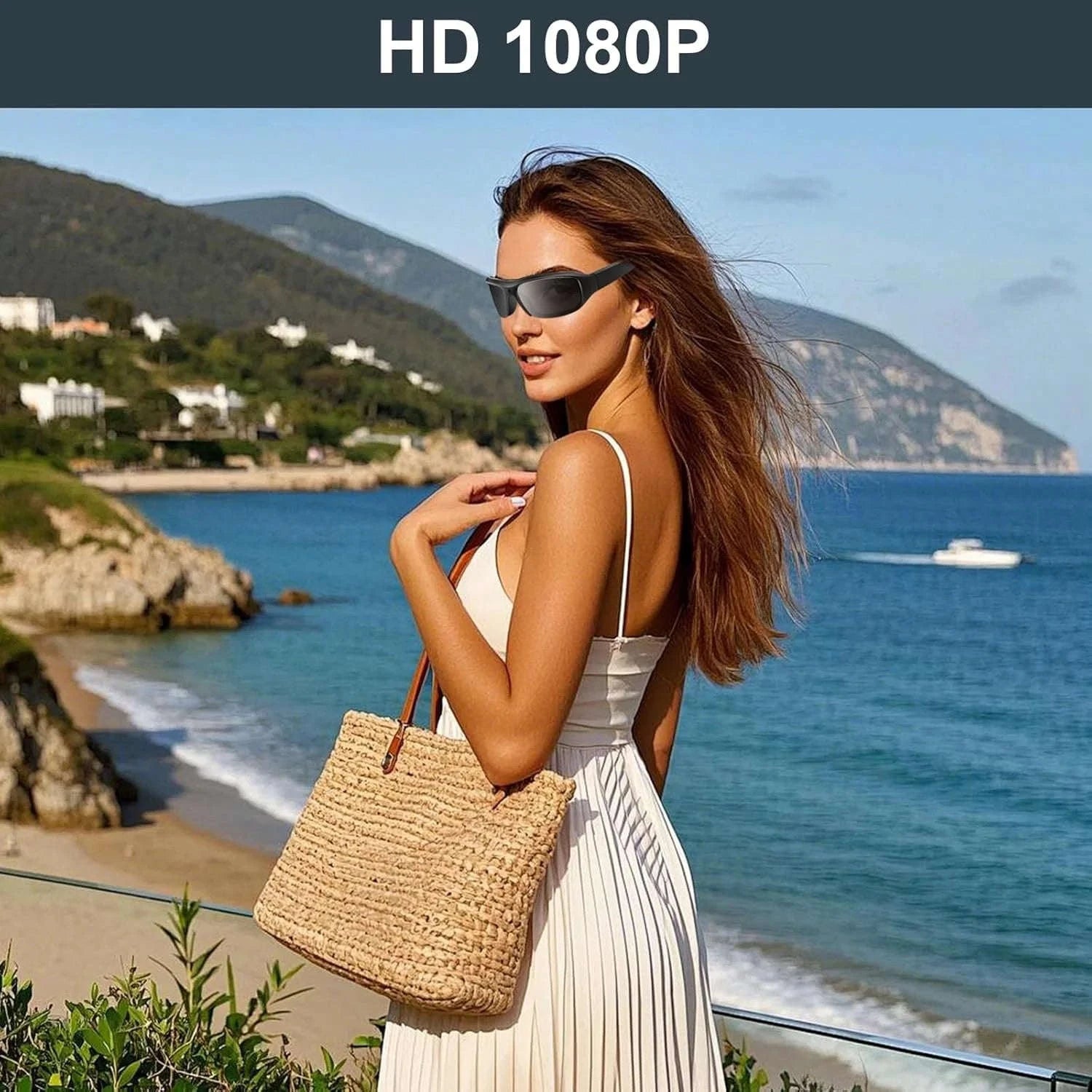 Portable 1080P HD Mini Glasses Camera-Glasses A