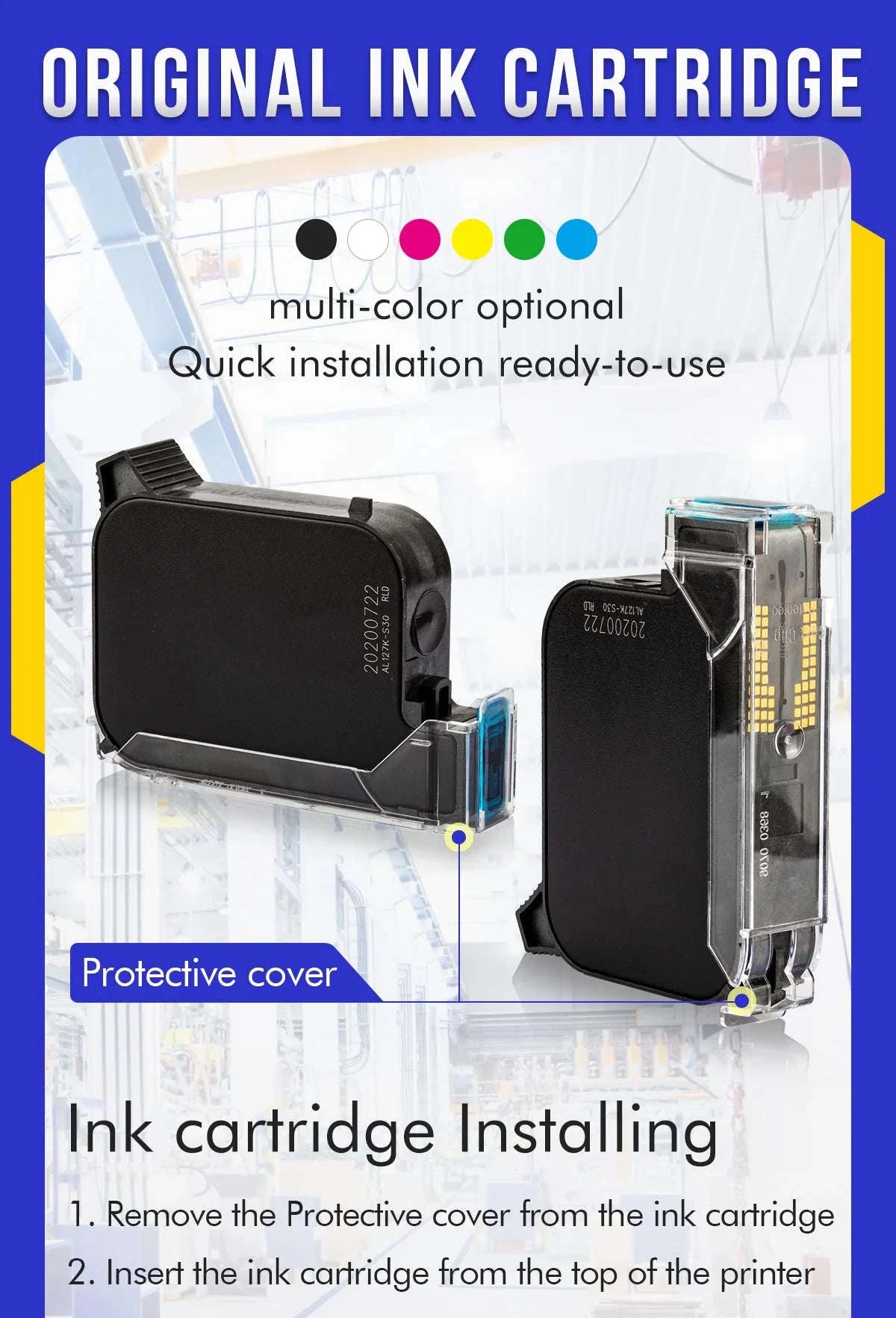 Portable 12.7mm Inkjet Printer for Expiry Dates, Barcodes & QR Codes-printer / China Mainland