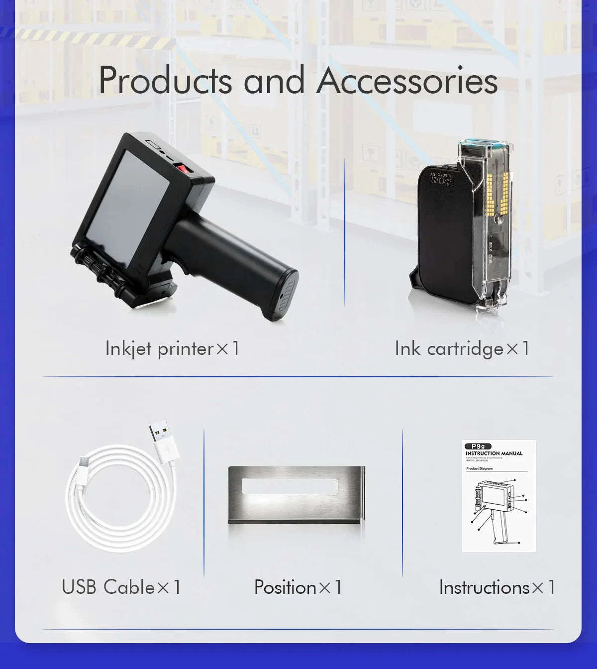Portable 12.7mm Inkjet Printer for Expiry Dates, Barcodes & QR Codes-printer / China Mainland