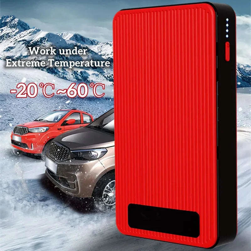 Portable 1200A Car Battery Jump Starter and Power Bank-2000A Red / Russian Federation