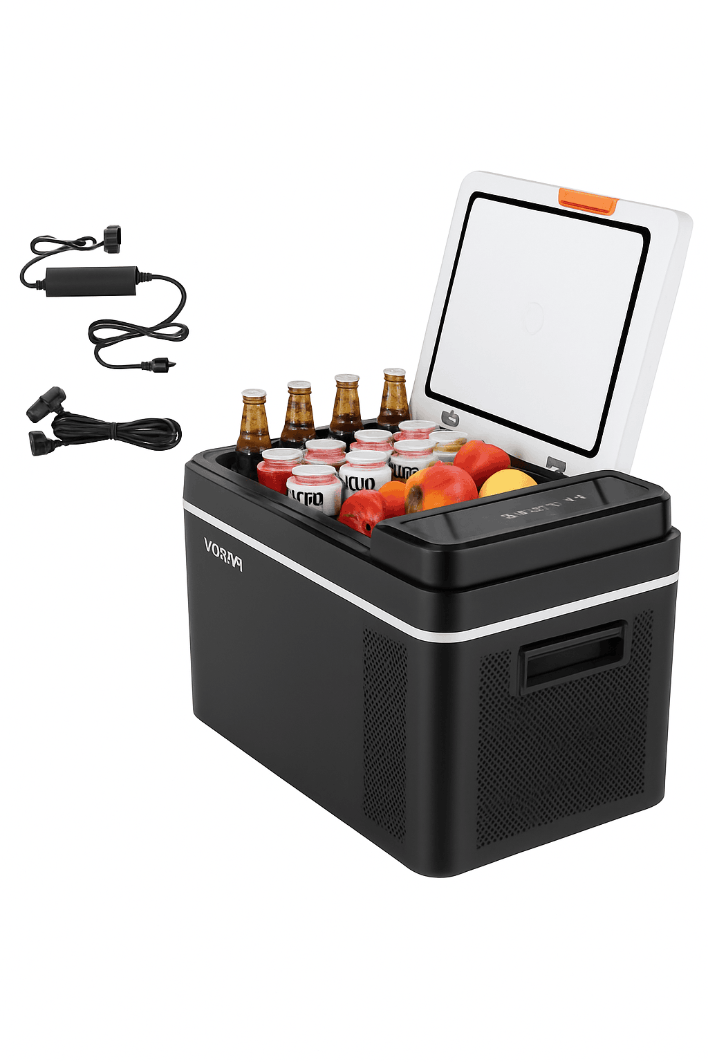 Portable 12V Car Fridge Cooler Freezer 15–55L with App Control-50L / United States