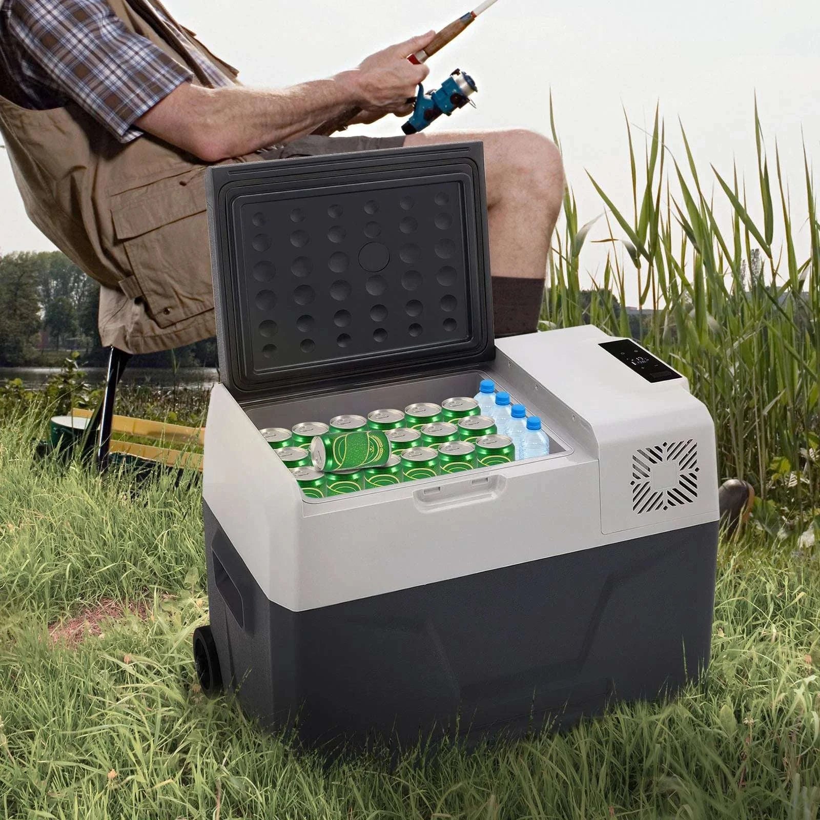 Portable 12V Car Refrigerator Freezer with Fast Cooling -20℃ to 50℉-CZECH REPUBLIC / 15L
