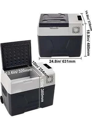 Portable 12V Car Refrigerator Freezer with Fast Cooling -20℃ to 50℉-CZECH REPUBLIC / 15L
