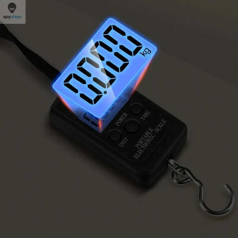 Portable 40kg Hanging Digital Scale-black
