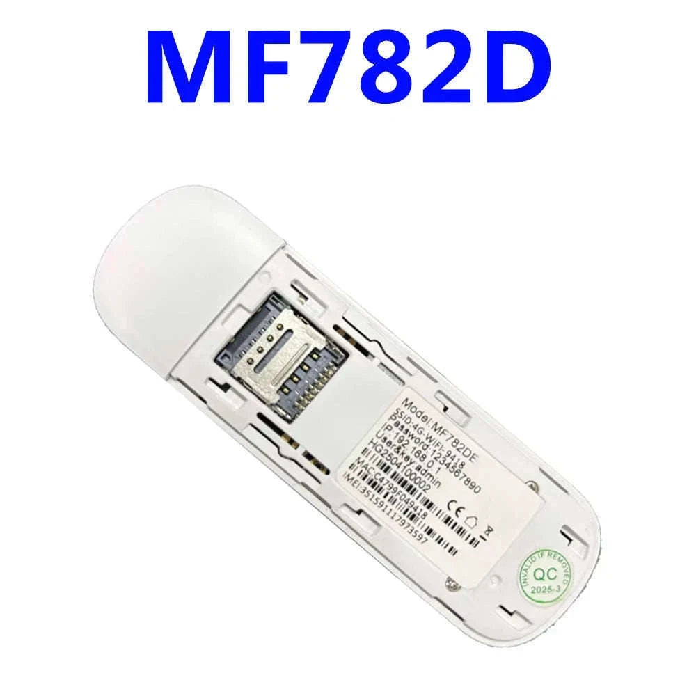 Portable 4G LTE WiFi Router USB Hotspot Modem-MF782D WiFi 6 / China Mainland