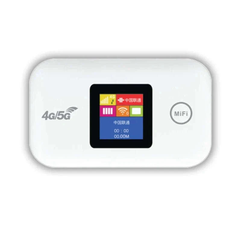 Portable 4G Mobile WiFi Router with SIM Slot-White