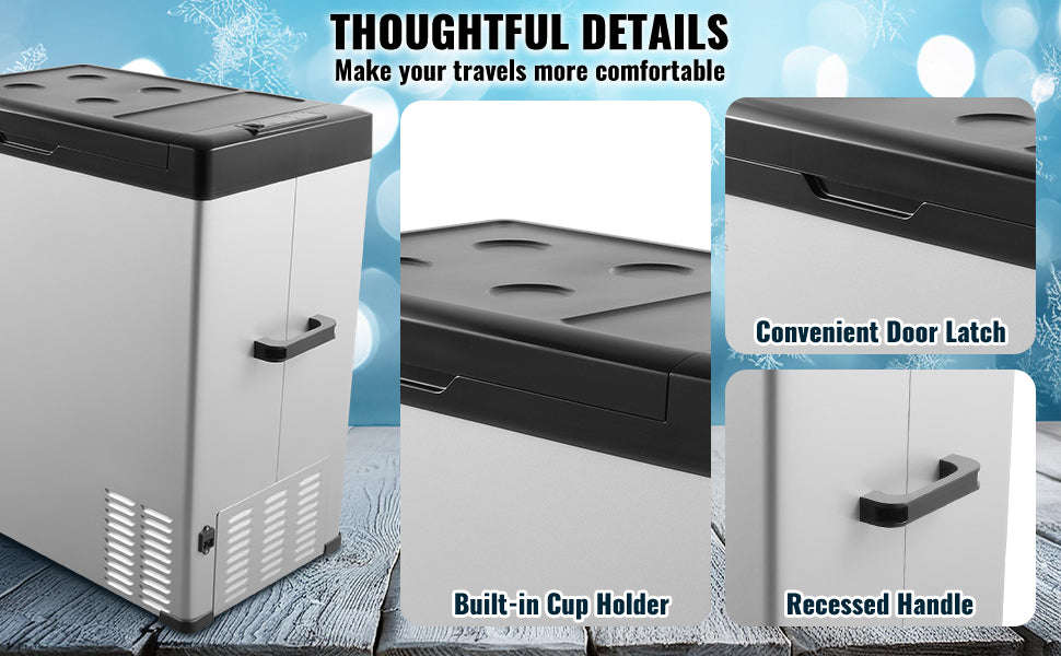 Portable 70L Car Refrigerator Freezer-70L / CZECH REPUBLIC