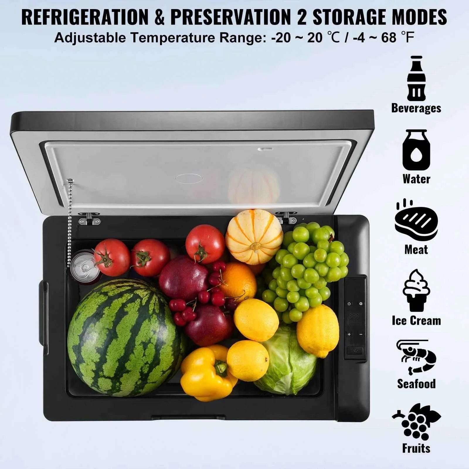 Portable 70L Car Refrigerator Freezer-70L / CZECH REPUBLIC