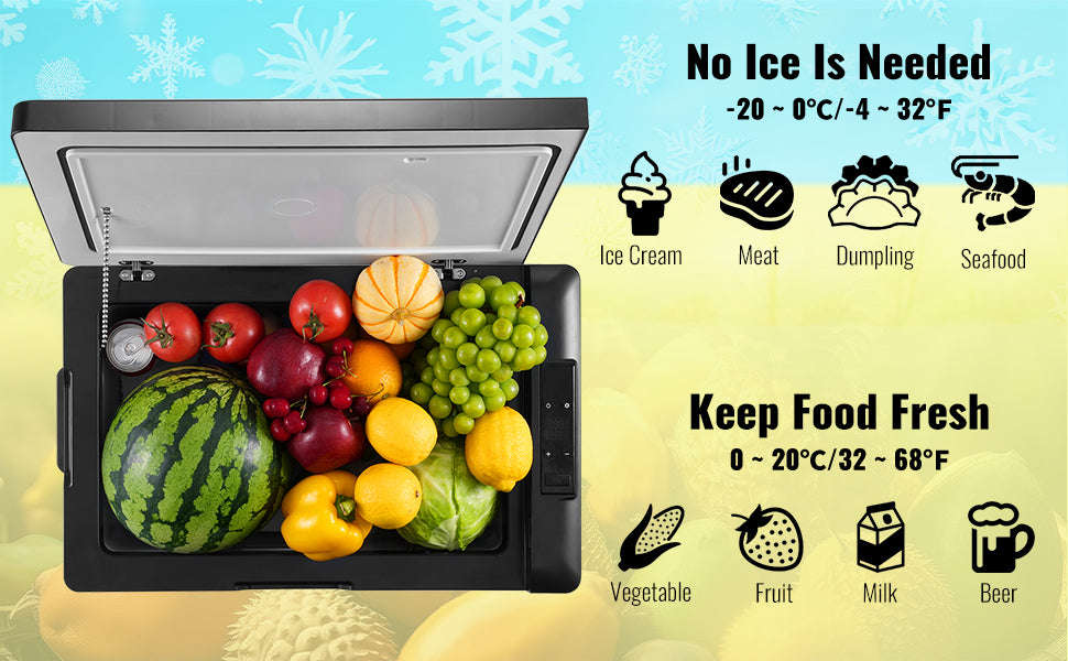 Portable 70L Car Refrigerator Freezer-70L / CZECH REPUBLIC
