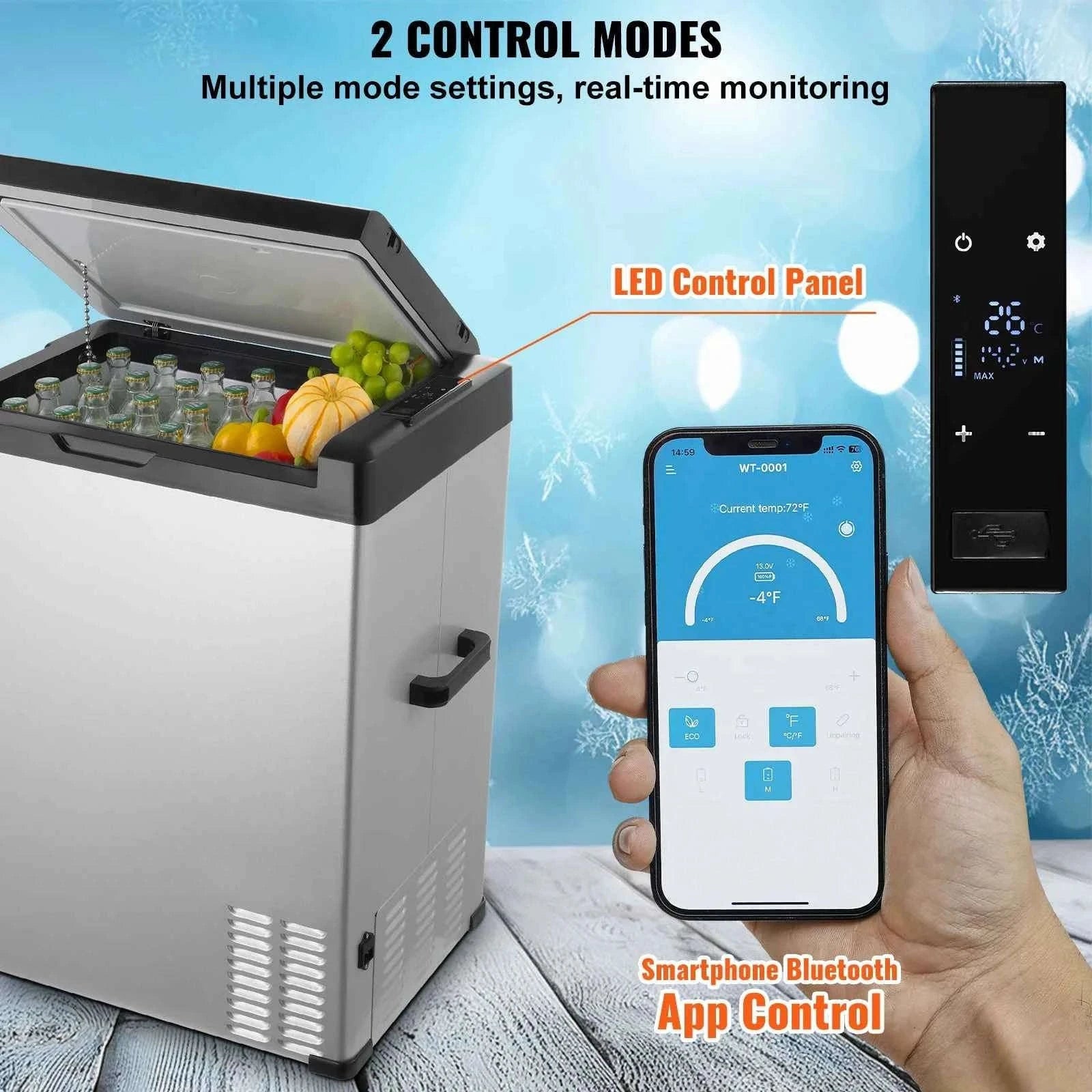 Portable 70L Car Refrigerator Freezer-70L / CZECH REPUBLIC