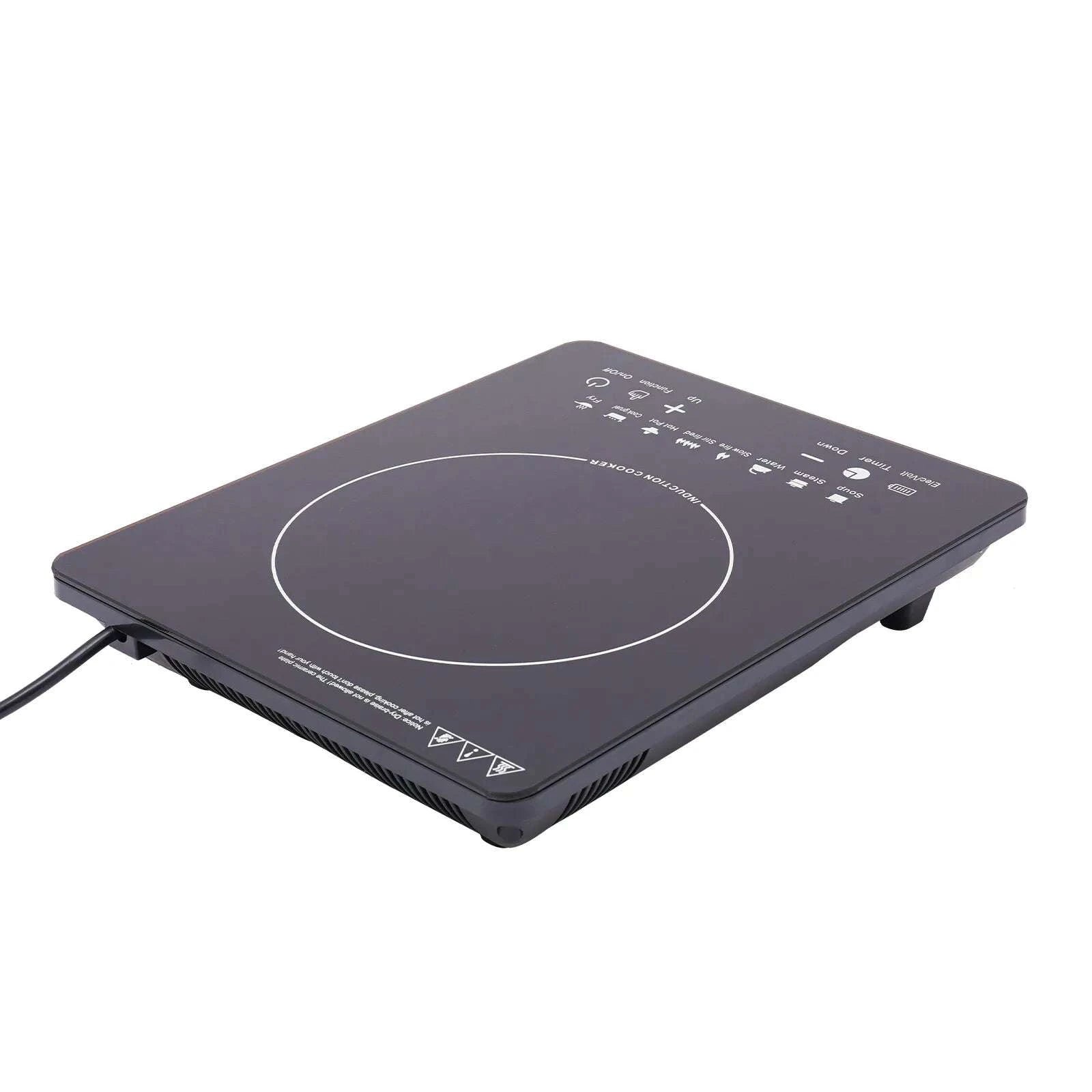 Portable 750W Induction Cooktop with Touch Control & 180-Min Timer-