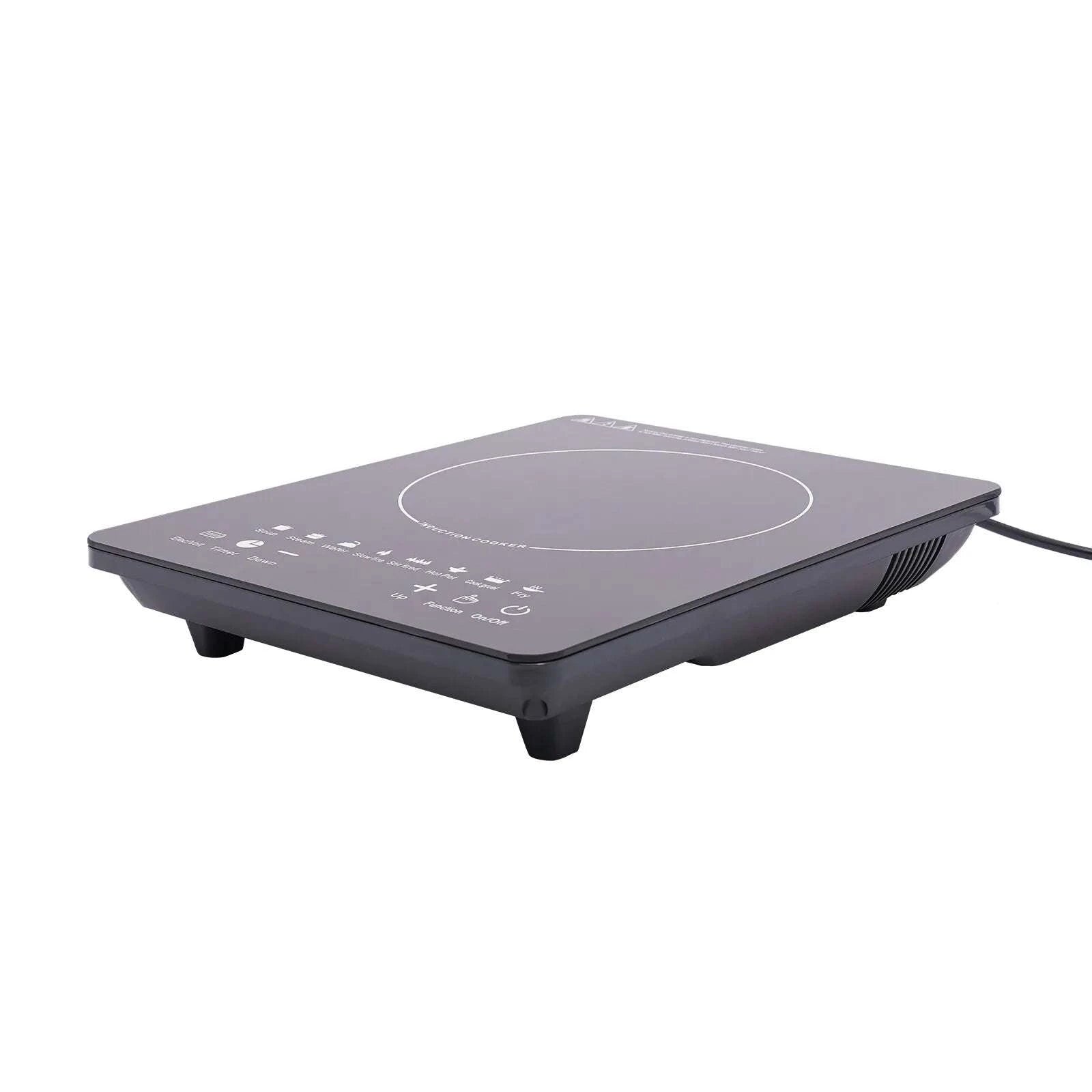 Portable 750W Induction Cooktop with Touch Control & 180-Min Timer-