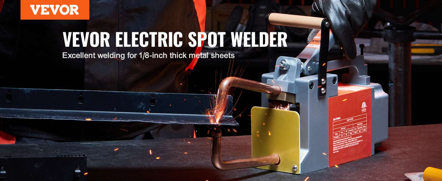 Portable 8KVA Spot Welder Gun for Metal Sheets up to 1/8"-United States