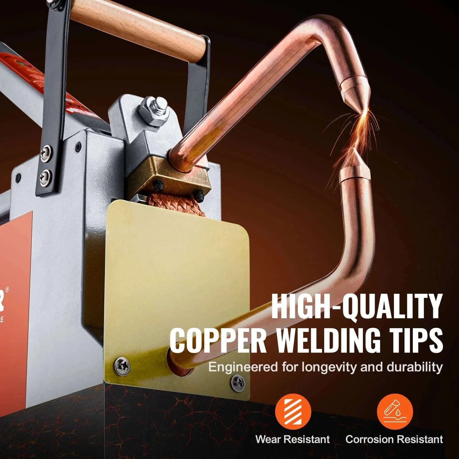 Portable 8KVA Spot Welder Gun for Metal Sheets up to 1/8"-United States